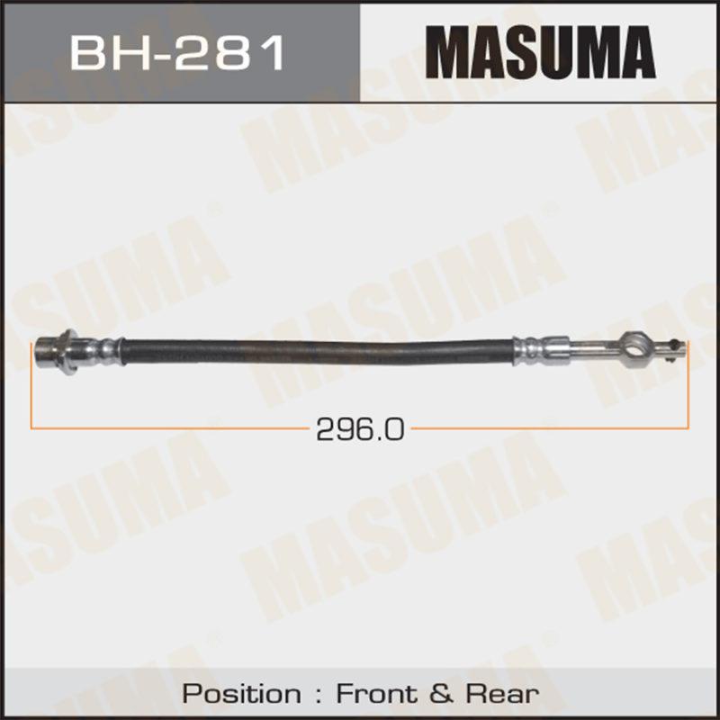 Шланг тормозной MASUMA BH281