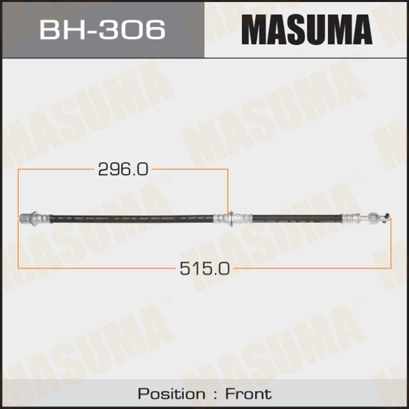Шланг тормозной MASUMA BH306
