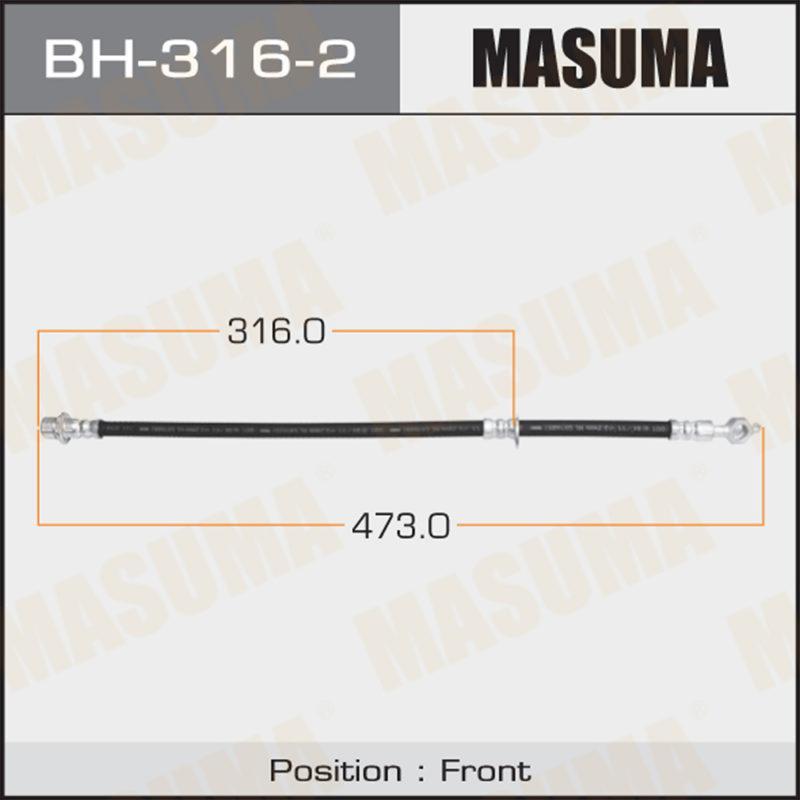 Шланг тормозной MASUMA BH3162