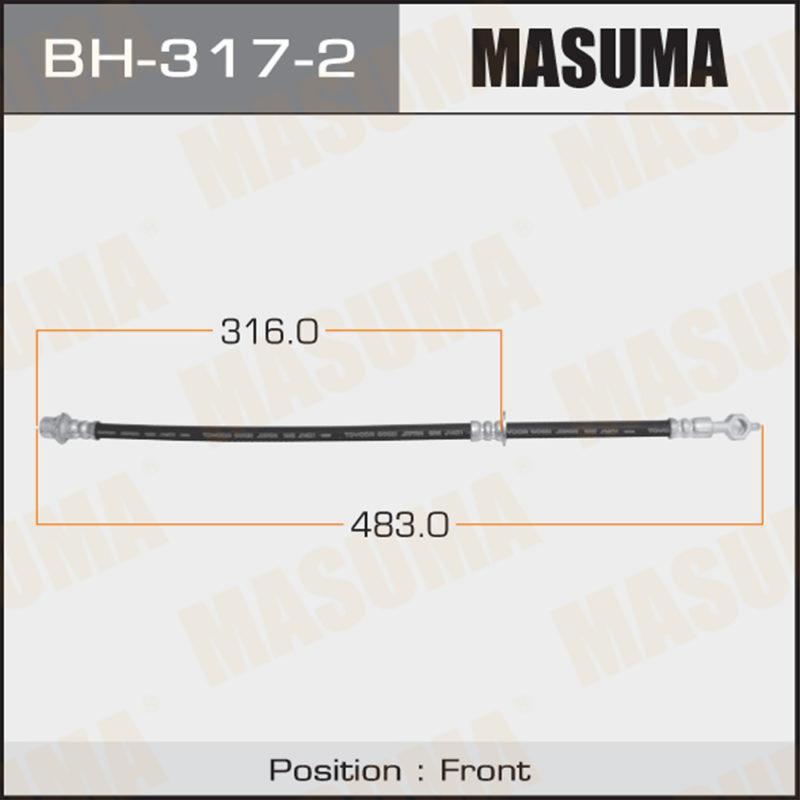 Шланг гальмівний MASUMA BH3172