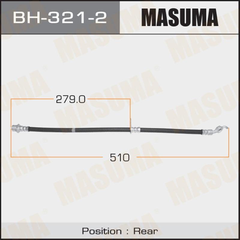 Шланг тормозной MASUMA BH3212