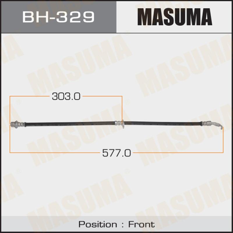 Шланг гальмівний MASUMA BH329