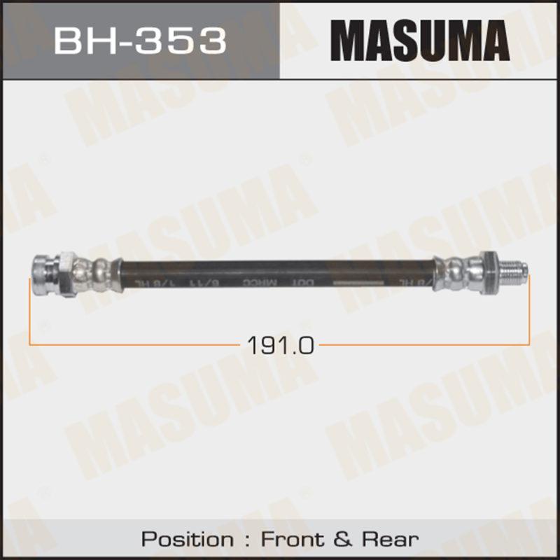 Шланг тормозной MASUMA BH353