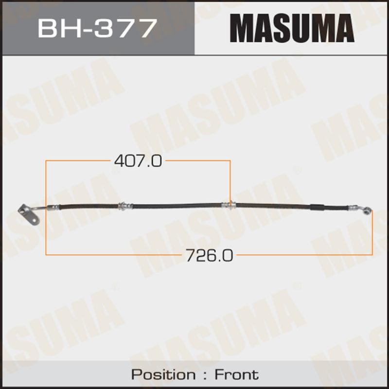 Шланг гальмівний MASUMA BH377