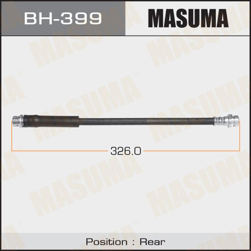 Шланг гальмівний MASUMA BH399