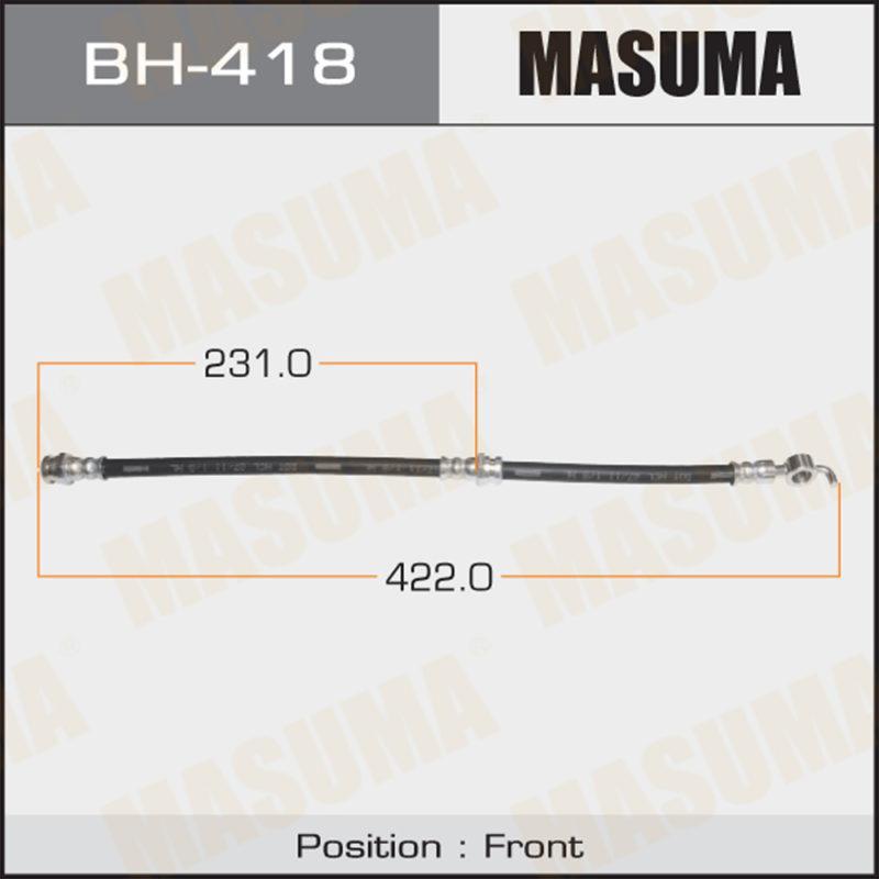 Шланг тормозной MASUMA BH418