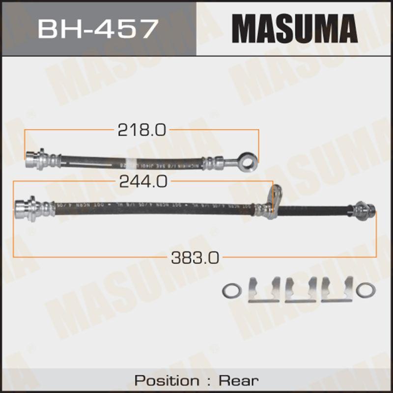Шланг гальмівний MASUMA BH457