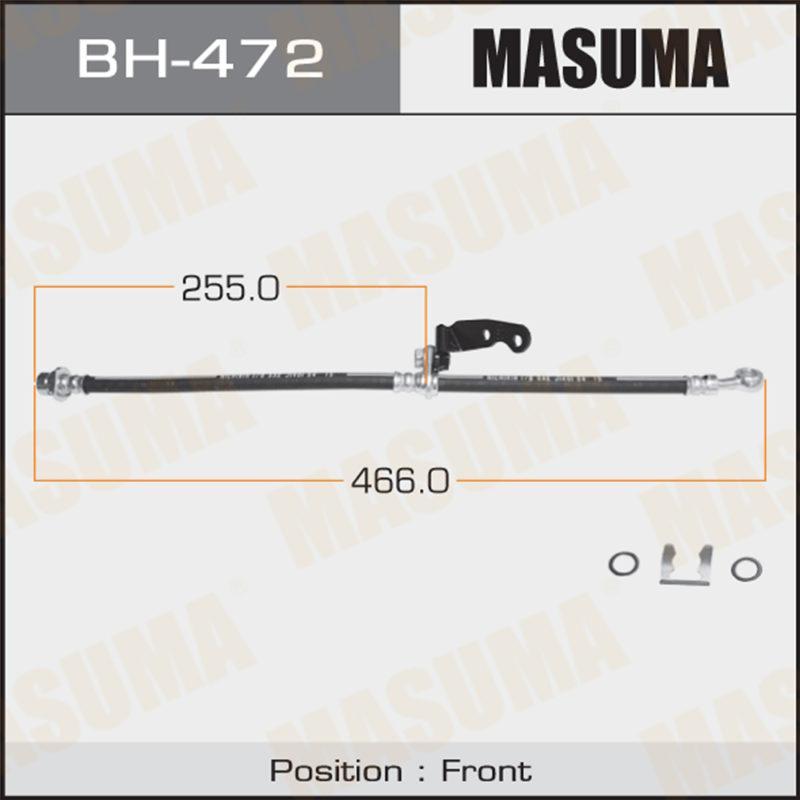 Шланг тормозной MASUMA BH472