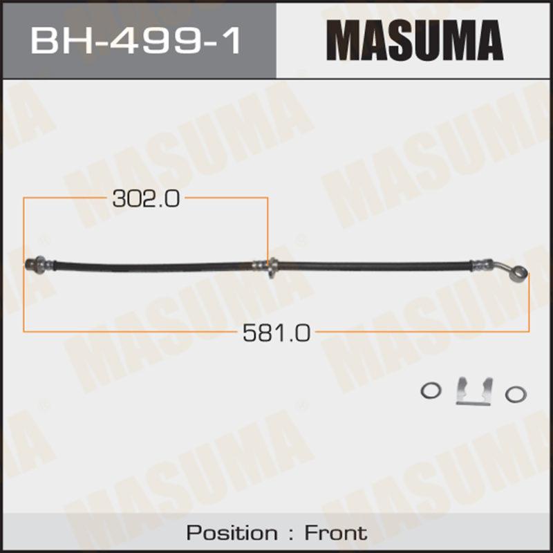 Шланг гальмівний MASUMA BH4991