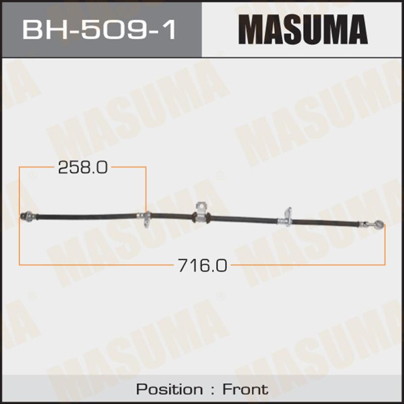 Шланг гальмівний MASUMA BH5091