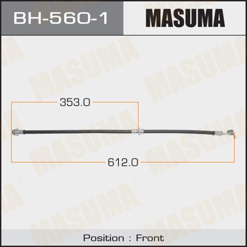 Шланг гальмівний MASUMA BH5601