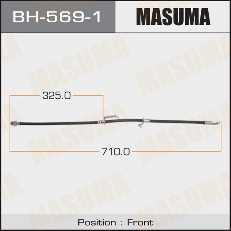 Шланг гальмівний MASUMA BH5691