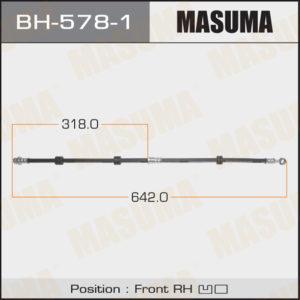 Шланг гальмівний MASUMA BH5781