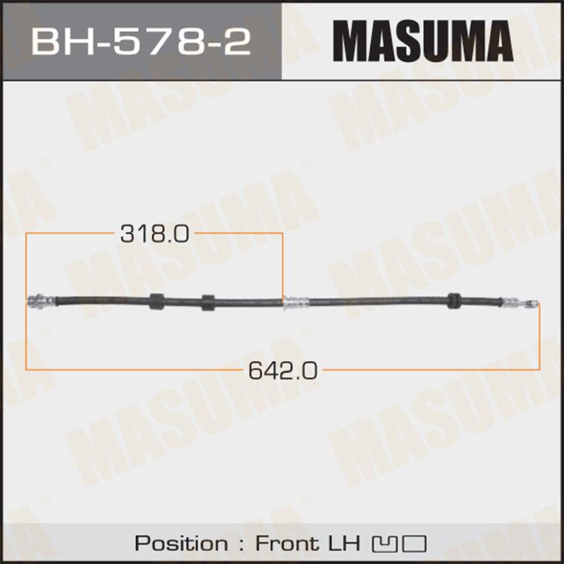 Шланг тормозной MASUMA BH5782