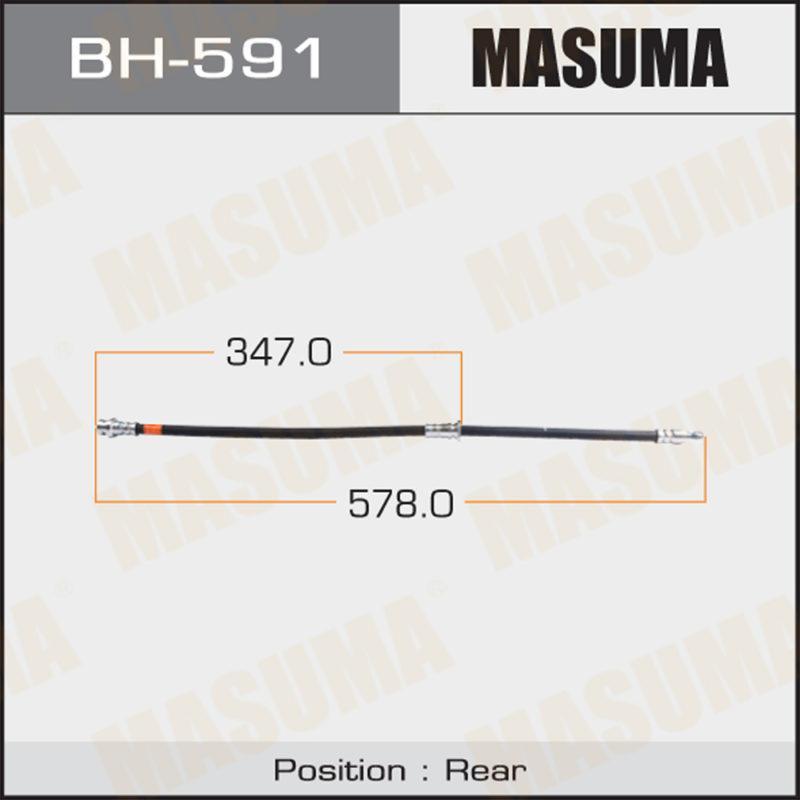 Шланг гальмівний MASUMA BH591
