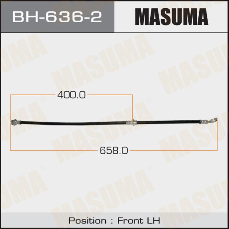 Шланг гальмівний MASUMA BH6362