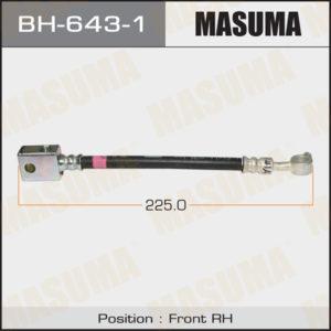 Шланг тормозной MASUMA BH6431