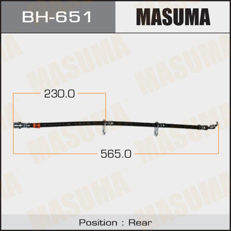 Шланг гальмівний MASUMA BH651