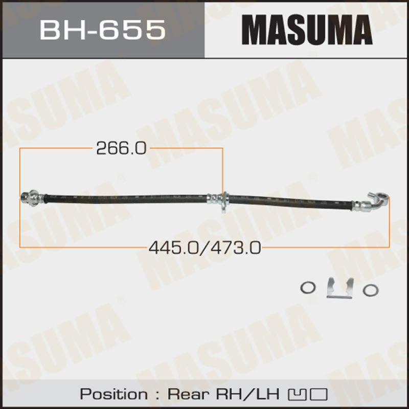 Шланг гальмівний MASUMA BH655