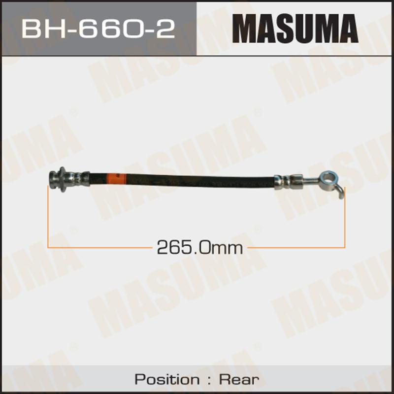 Шланг тормозной MASUMA BH6602