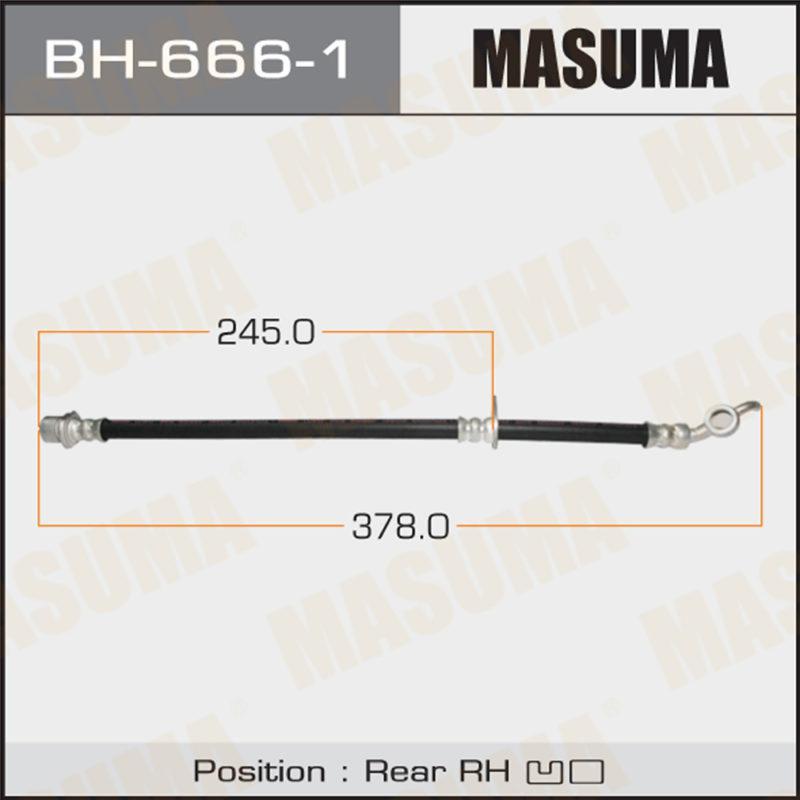 Шланг тормозной MASUMA BH6661