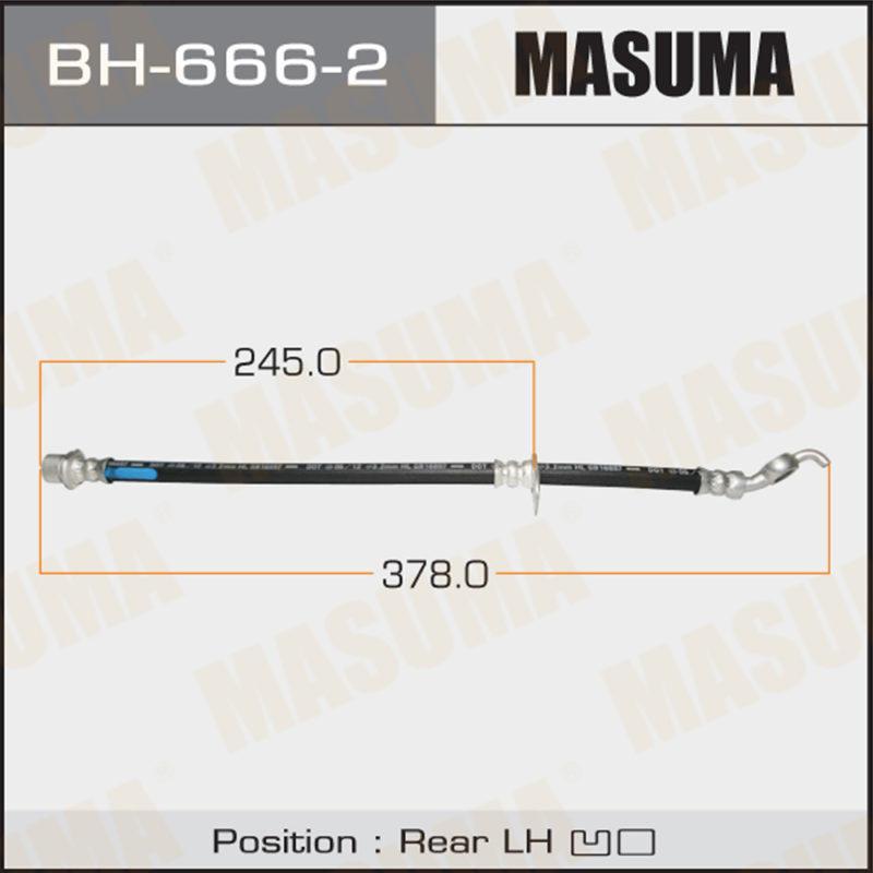 Шланг тормозной MASUMA BH6662