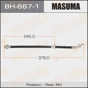 Шланг тормозной MASUMA BH6671
