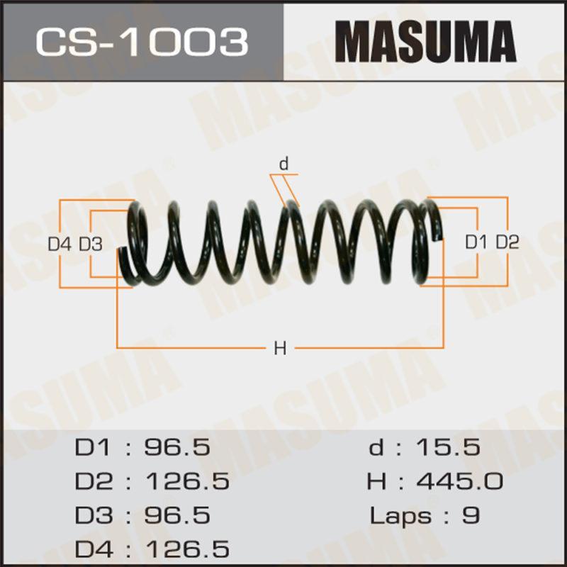 Пружина подвески MASUMA CS1003