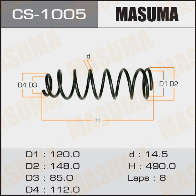 Пружина підвіски MASUMA CS1005