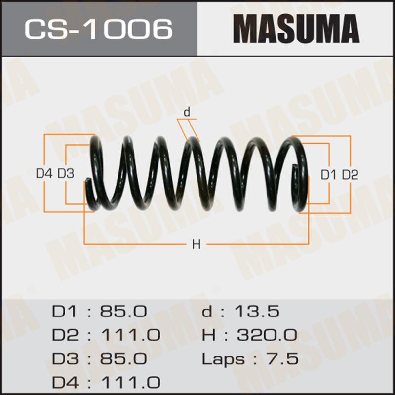 Пружина підвіски MASUMA CS1006