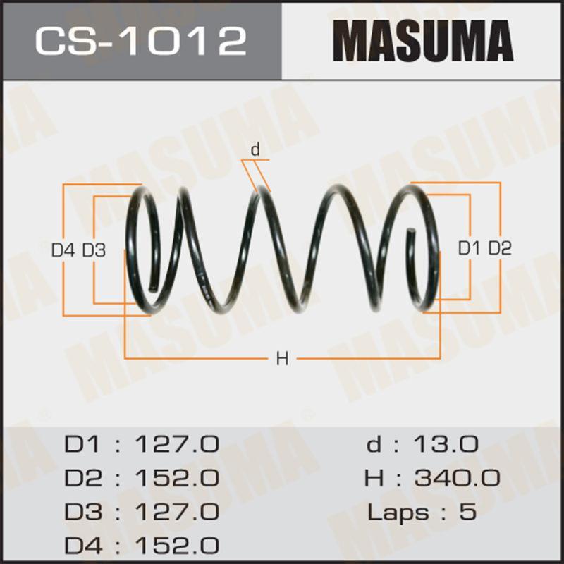 Пружина подвески MASUMA CS1012