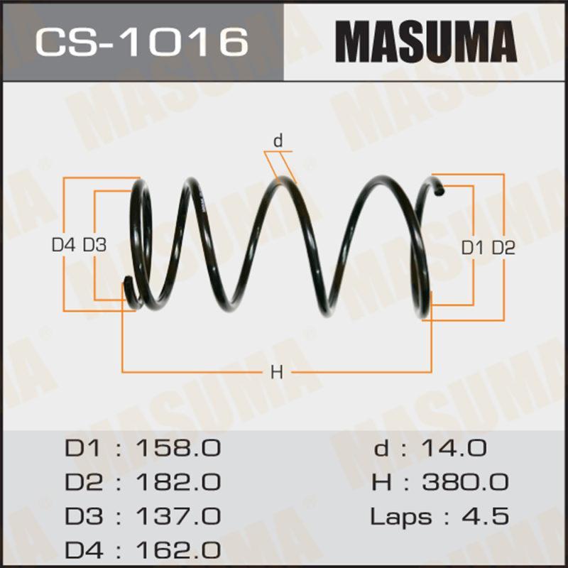 Пружина подвески MASUMA CS1016
