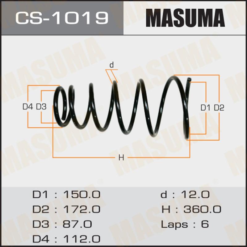 Пружина подвески MASUMA CS1019