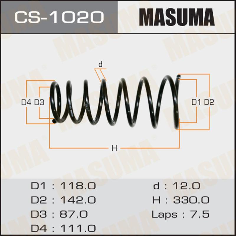 Пружина підвіски MASUMA CS1020