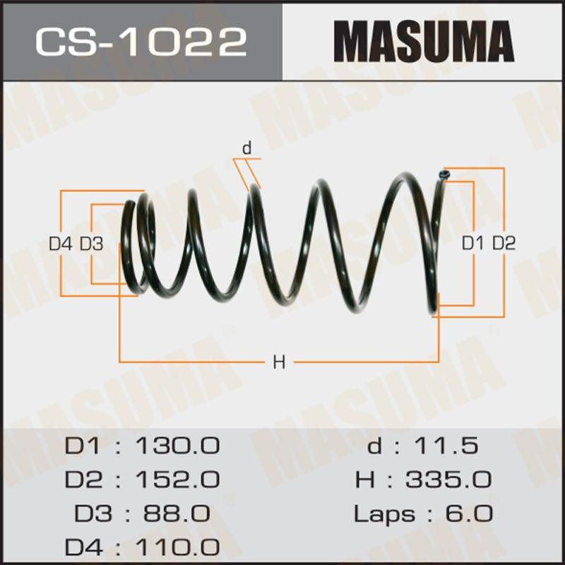Пружина підвіски MASUMA CS1022