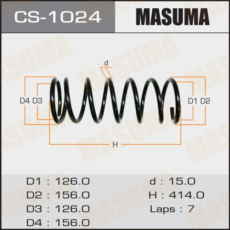 Пружина подвески MASUMA CS1024