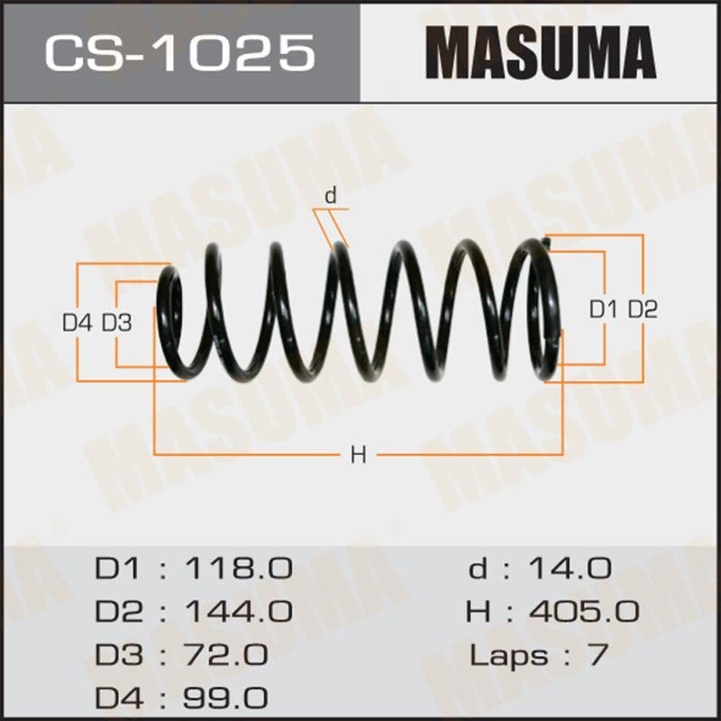 Пружина підвіски MASUMA CS1025