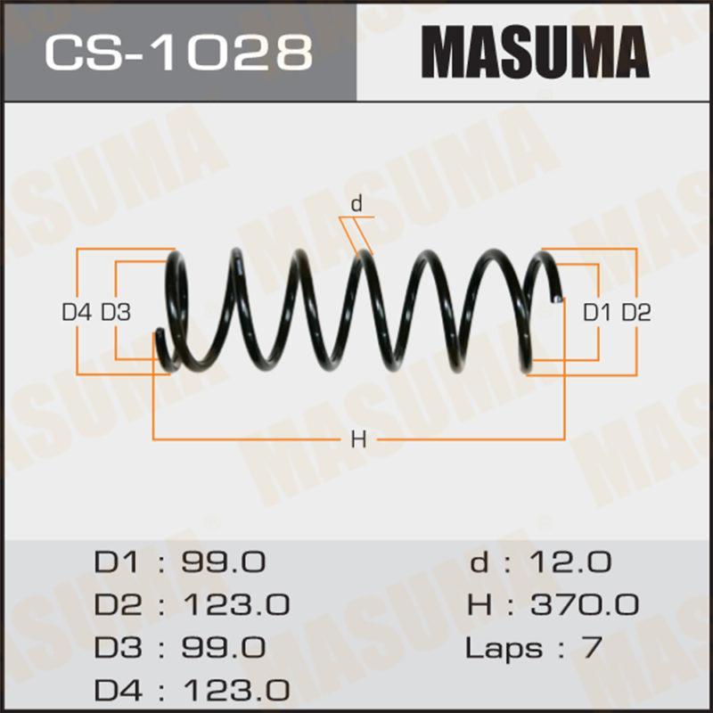 Пружина подвески MASUMA CS1028