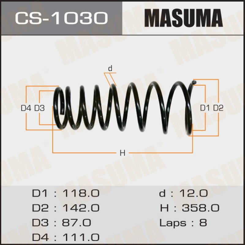 Пружина подвески MASUMA CS1030