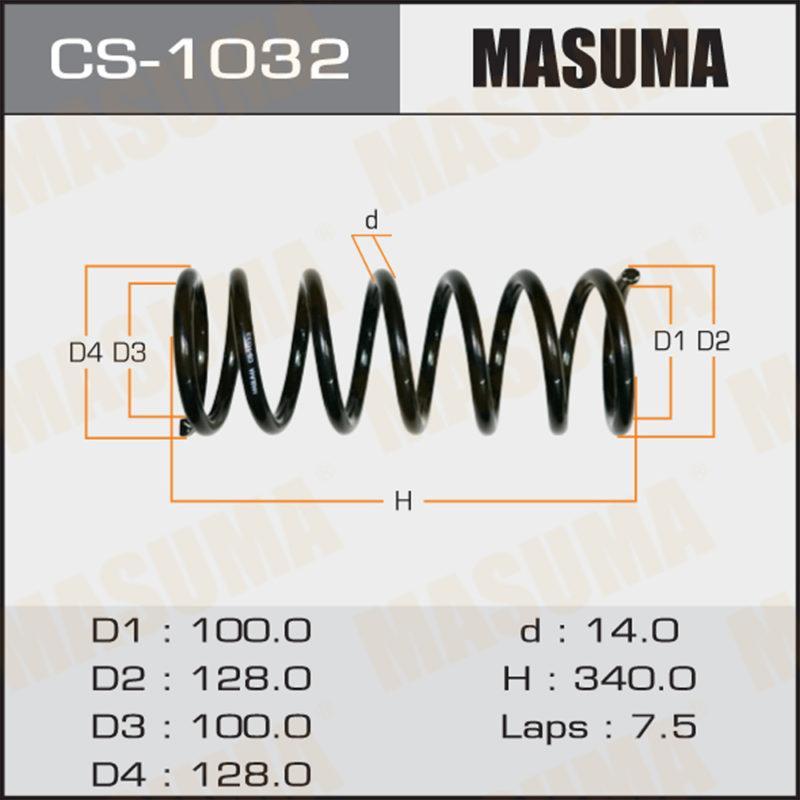 Пружина підвіски MASUMA CS1032