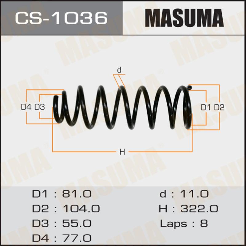 Пружина подвески MASUMA CS1036