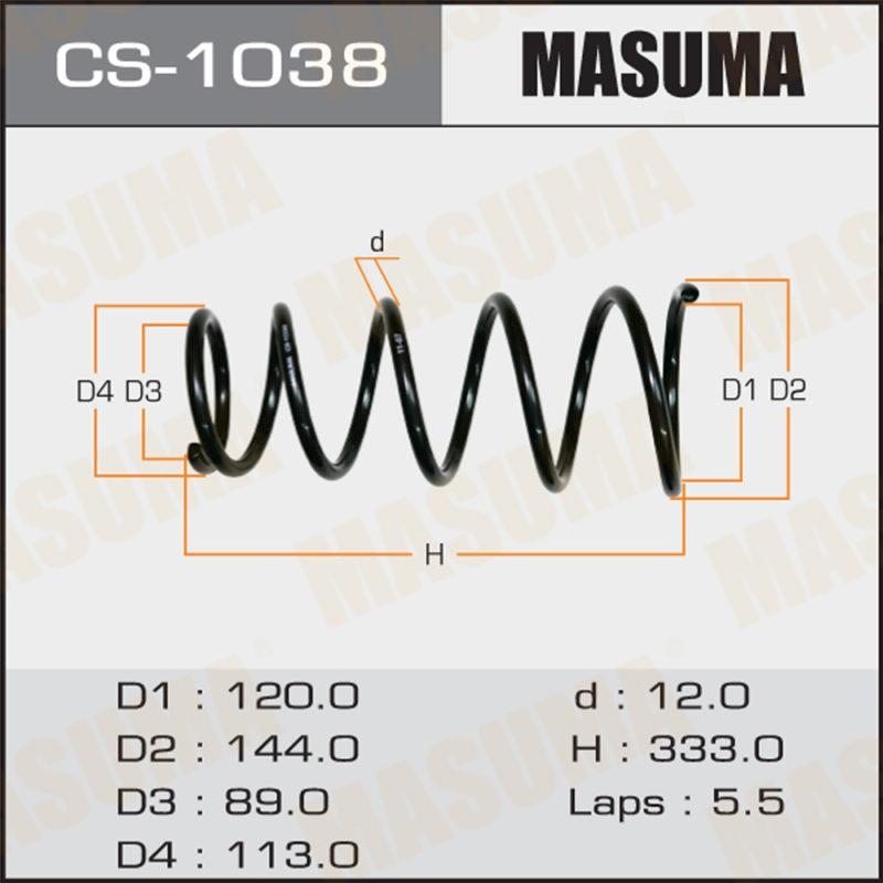 Пружина подвески MASUMA CS1038