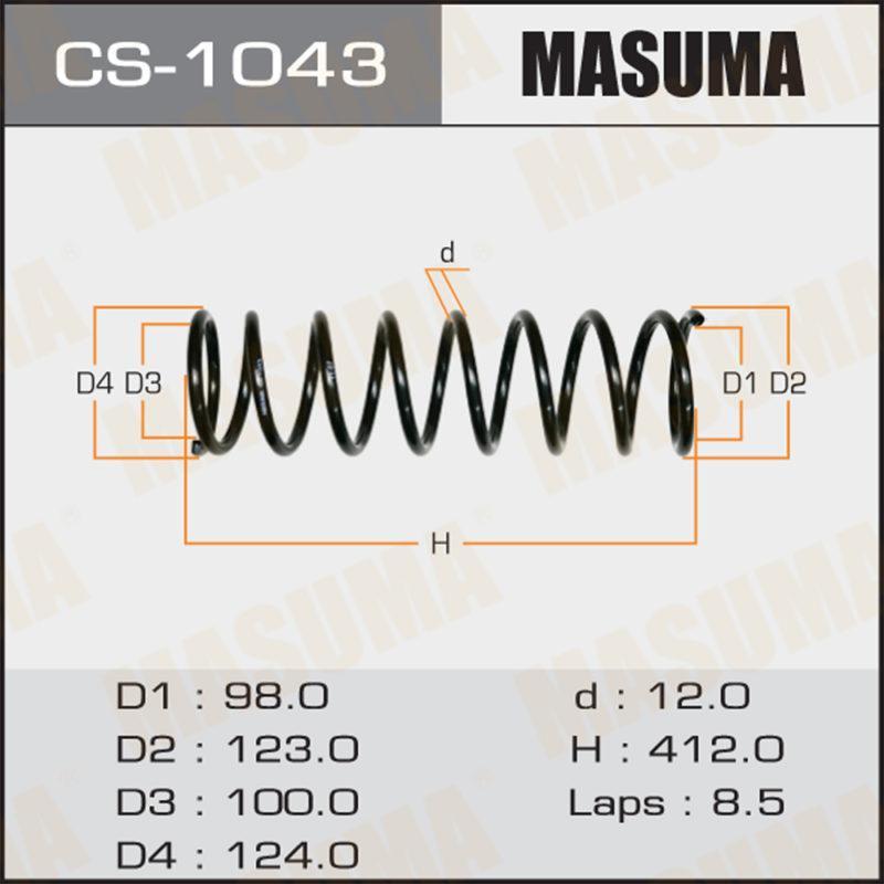 Пружина підвіски MASUMA CS1043