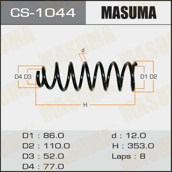 Пружина подвески MASUMA CS1044