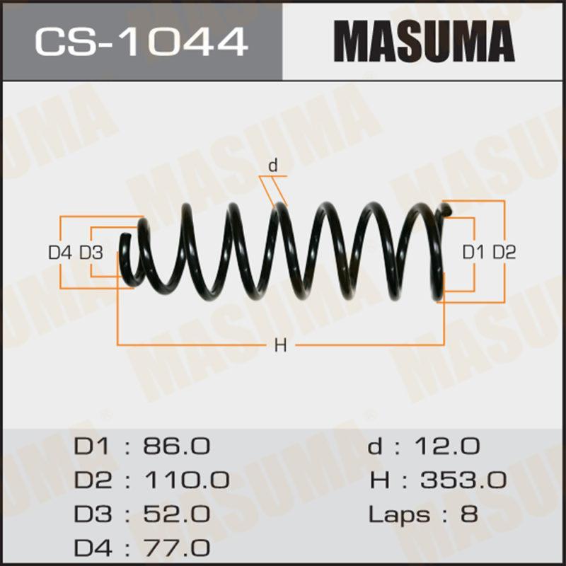 Пружина підвіски MASUMA CS1044