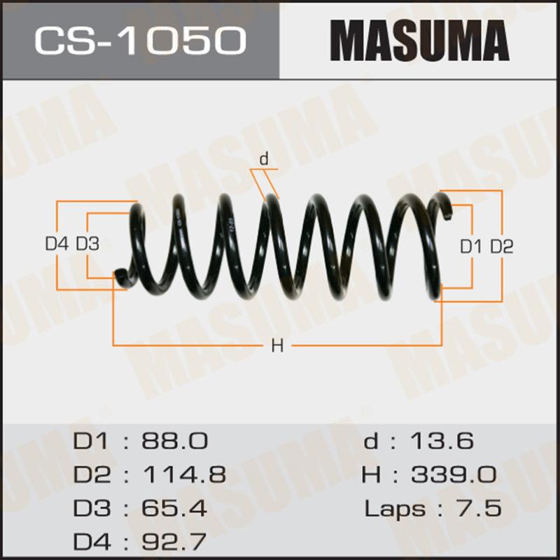 Пружина подвески MASUMA CS1050