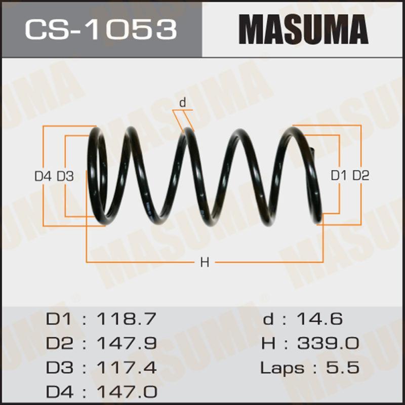 Пружина підвіски MASUMA CS1053