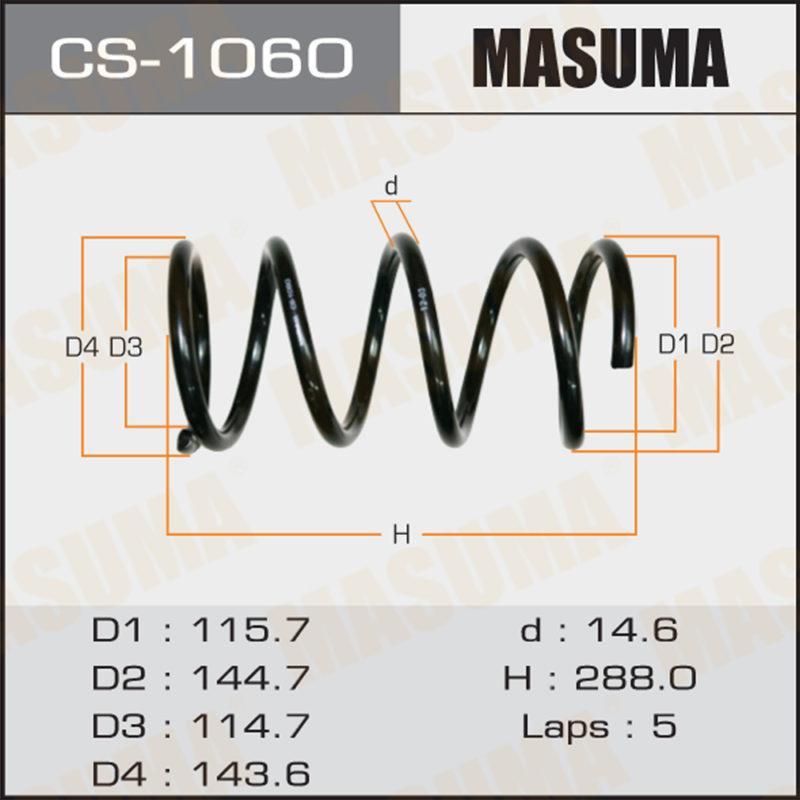 Пружина подвески MASUMA CS1060