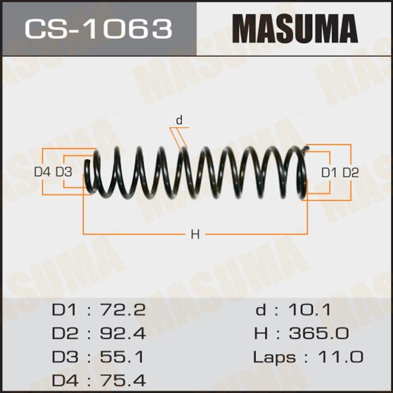 Пружина підвіски MASUMA CS1063