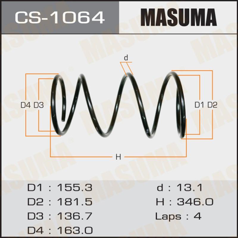 Пружина подвески MASUMA CS1064
